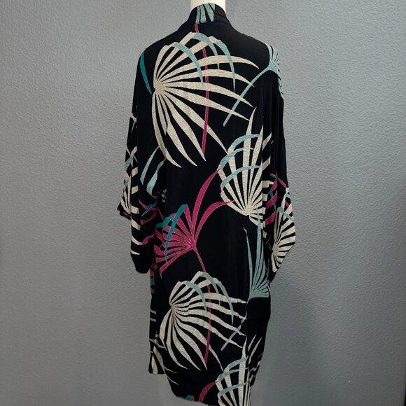 ANTHROPOLOGIE MAEVE KIRA TROPICAL PRINT KIMONO JACKET - SIZE SMALL / EXTRA SMALL - Picture 6 of 14